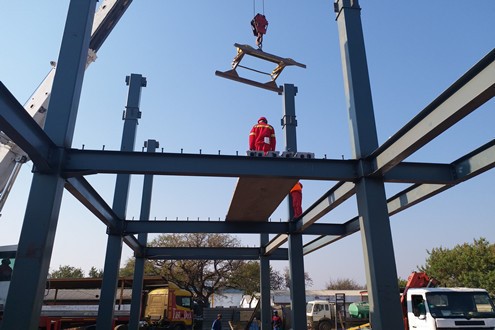 steel structures installation